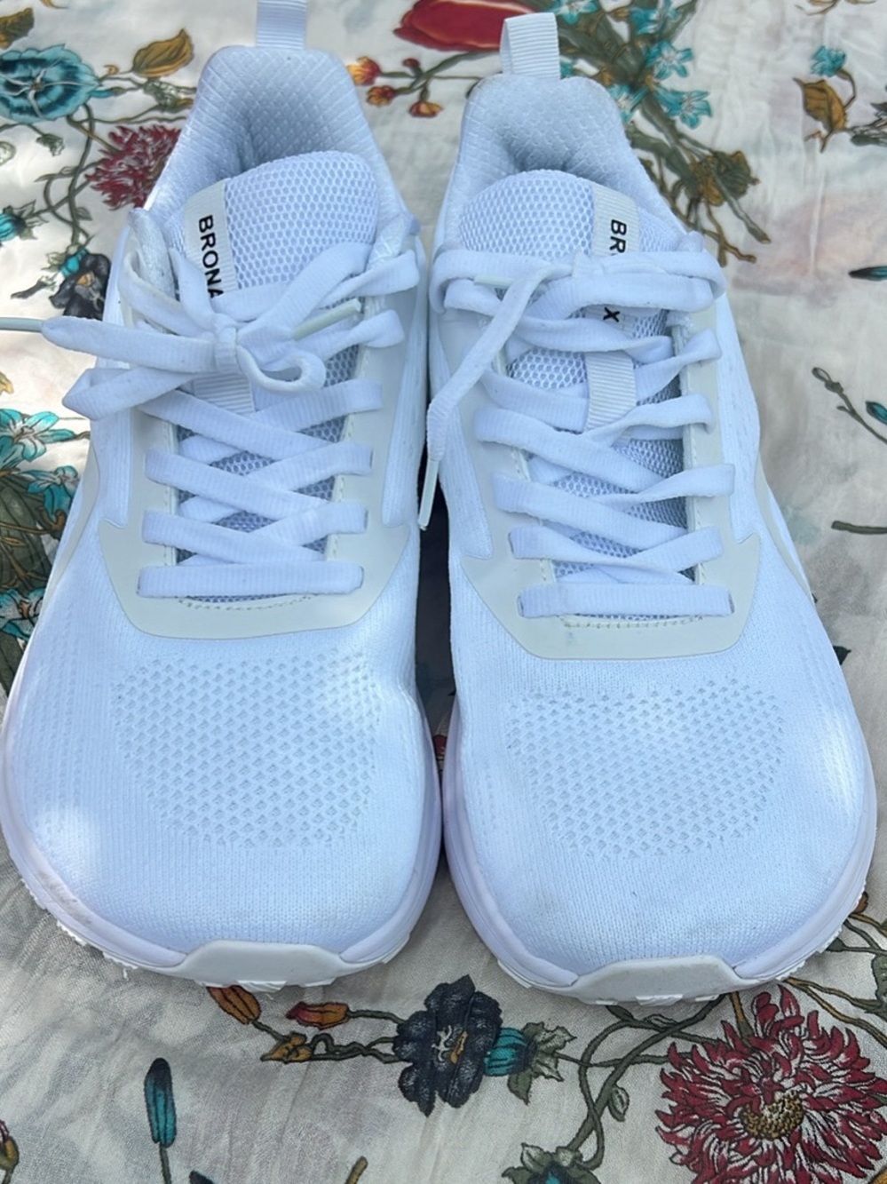 Bronx White Mesh Athletic Sneakers wide toe s 71 - Picture 3 of 6